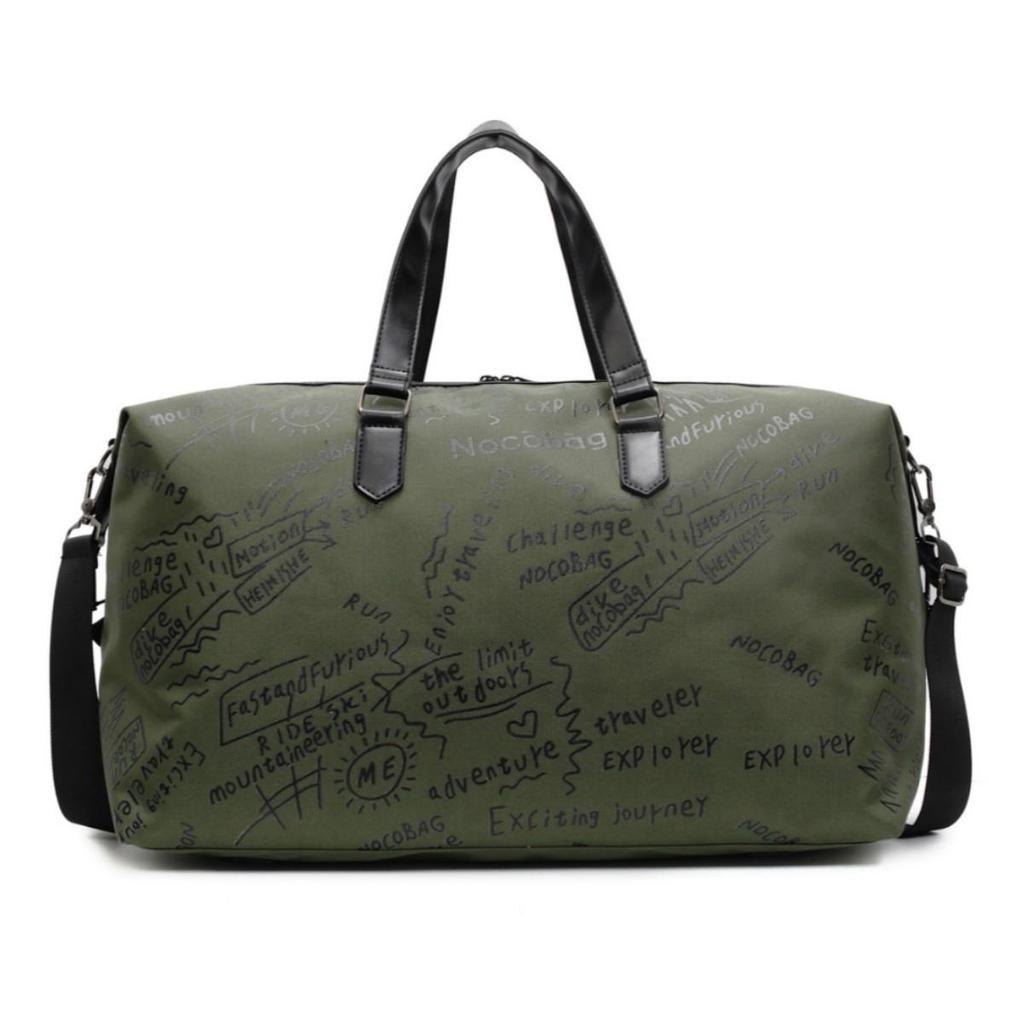 Travel Bag Letter Fashion Large Capacity Shoulder Bag Versatile Fitness Sports Crossbody Bag Business Trip Airplane Bag Storage Bag