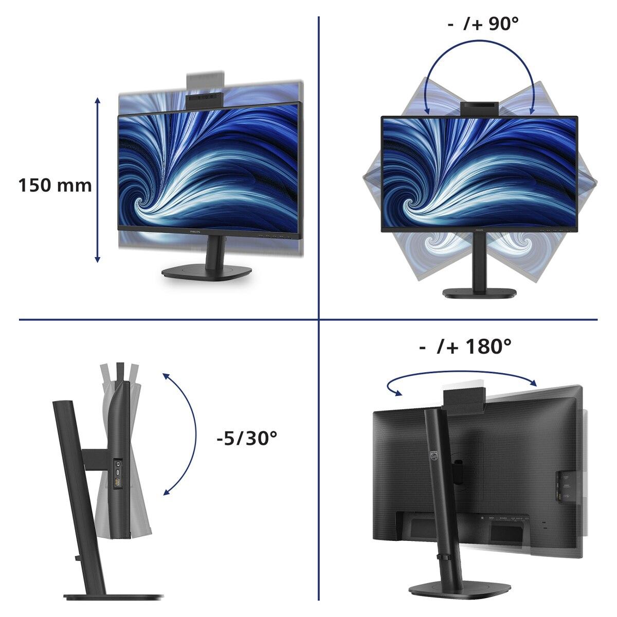 24 Philips 24B2N3200JH - 1920x1080 FHD - 120Hz - IPS - 15W USB-C - Bild 6