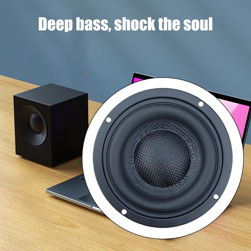 Powerful 4inch Basses Speakers 40W High Sensitivity Loudspeaker with Ventilated Frame for Efficient Heat Dissipation