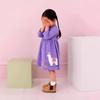 Girls' Long-Sleeve Autumn Princess Dress with Embroidery - European & American Style Children's Clothing.