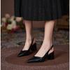 Scarpe da Donna Saldo Caldo Slingback Donna Tacchi Alti Bocca Bassa Ufficio e Carriera Sandali Sexy Slip-on a Punta Taglia 31-44