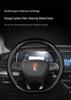 Hongqi Steering Wheel Cover: Leather & Carbon Fiber, Non-Slip, Fits H5/HS5/HS7/H7/HS3/H9, All-Season.