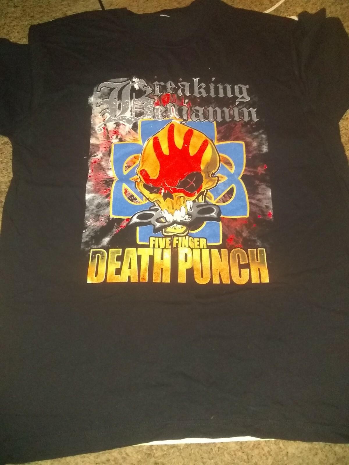 Breaking Benjamin Five Finger Death Punch 2018 Your Shirt L