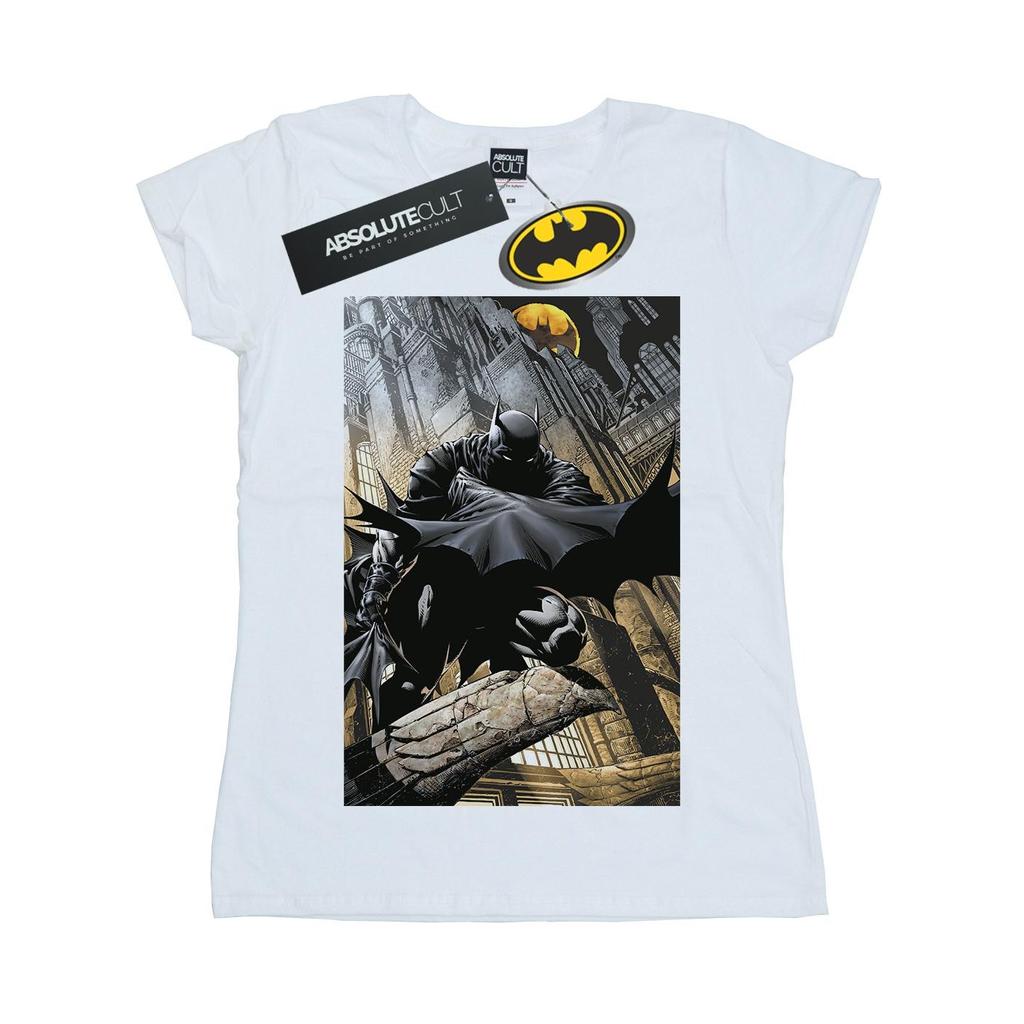 DC Comics Womens/Ladies Batman Night Gotham City Cotton T-Shirt