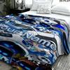 1PC ASTRO BOT Custom Name Patterned Flannel Blanket Suitable For All Seasons for Home Decor Warmth and Comfort Gifts Holiday Present