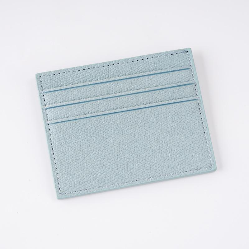 Dünner Kartenhalter Geldbörse für Damen & Herren, PU-Leder Multi-Kartenhalter Etui, Bank Business Kreditkarten Tasche