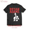 Bryan Adams Sänger Schwarzes T-Shirt Fans Musik Alle Größen Vintage Leicht Atmungsaktiv Streetwear Homme Stilvoll Lässig