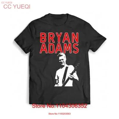 Bryan Adams Singer Black T Shirt Fans Music All Size Vintage Slightly Breathable Streetwear Homme Stylish Casual
