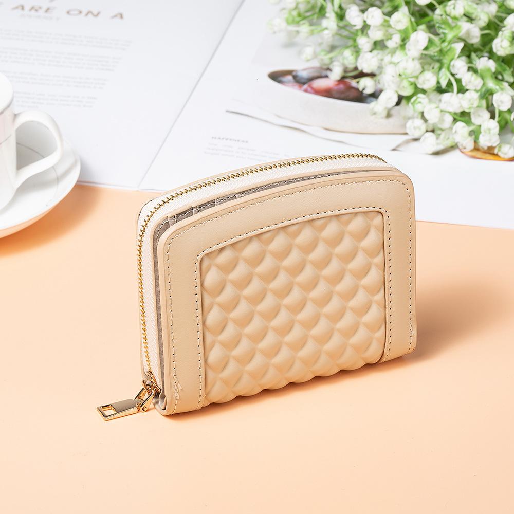Women's Wallet Short, Multi Slot Card Bag, Small, Fresh, Simple, Stylish Zipper, Coin Purse Wallet