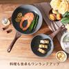 SENSARTE 24cm Frying Pan, Induction & Gas Compatible, Marble Coat, Non-Stick, Non-Toxic, Easy To Clean, Gray, High Heat Efficiency, 1-Year Warranty