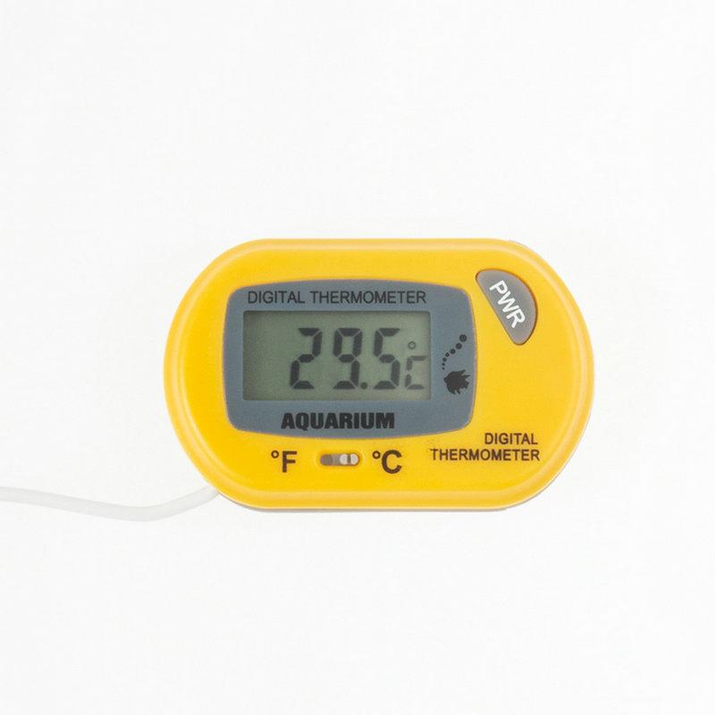 Digital Aquarium Thermometer with Probe Suction Cup Fish Tank Water Electronic Thermometer Measurement Degrees Celsius ℃