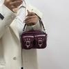 JIAERDI Hot Girl Camera Purse Women Black Luxury Stylish Shoulder Bag Ladies Harajuku Square Leather Small Crossbody Handbag Y2k
