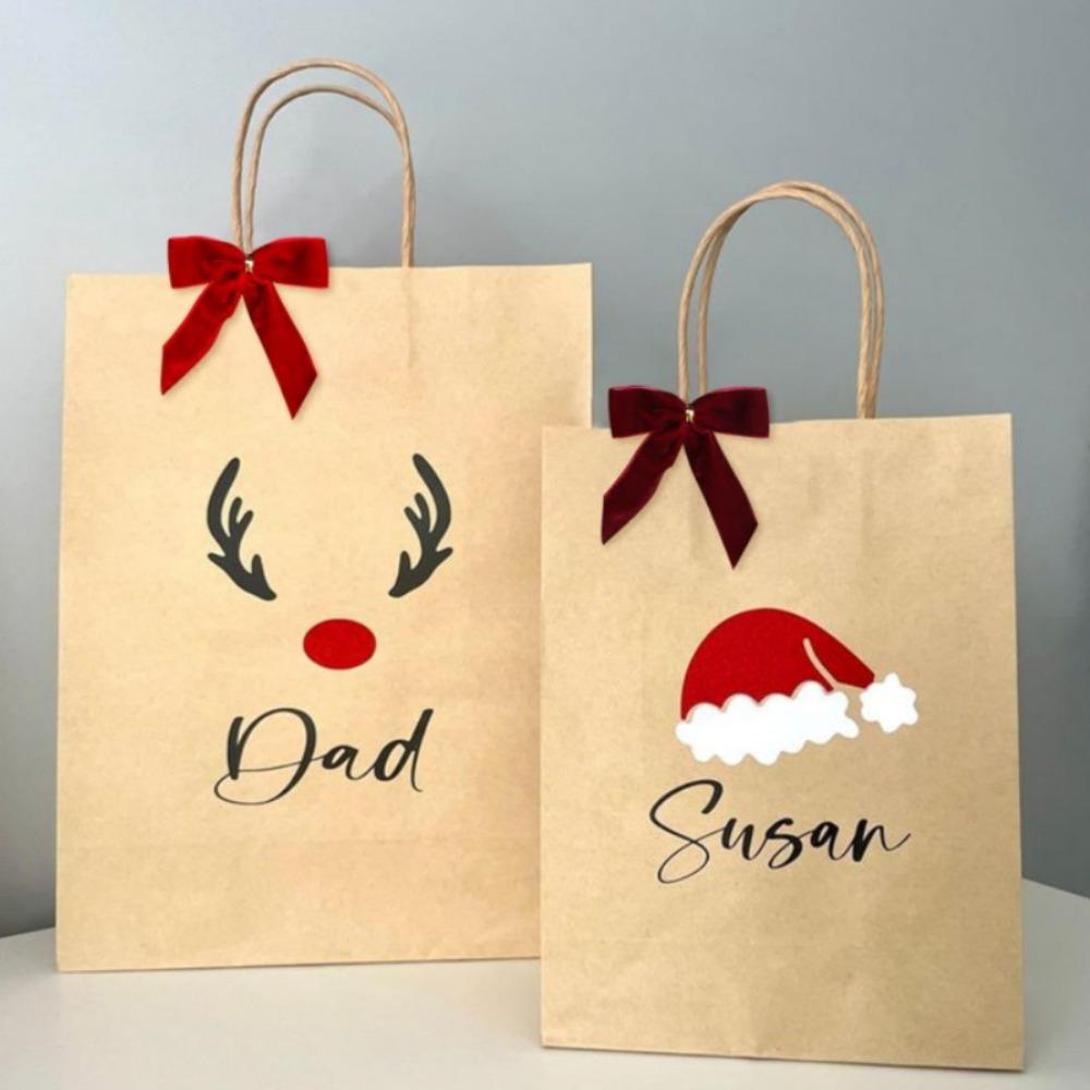 24PCS Home Decoration Small Red Velvet Christmas Bows with Cable Tie Textured Christmas Tree Bows Rustic Gift Wrap Bow Door