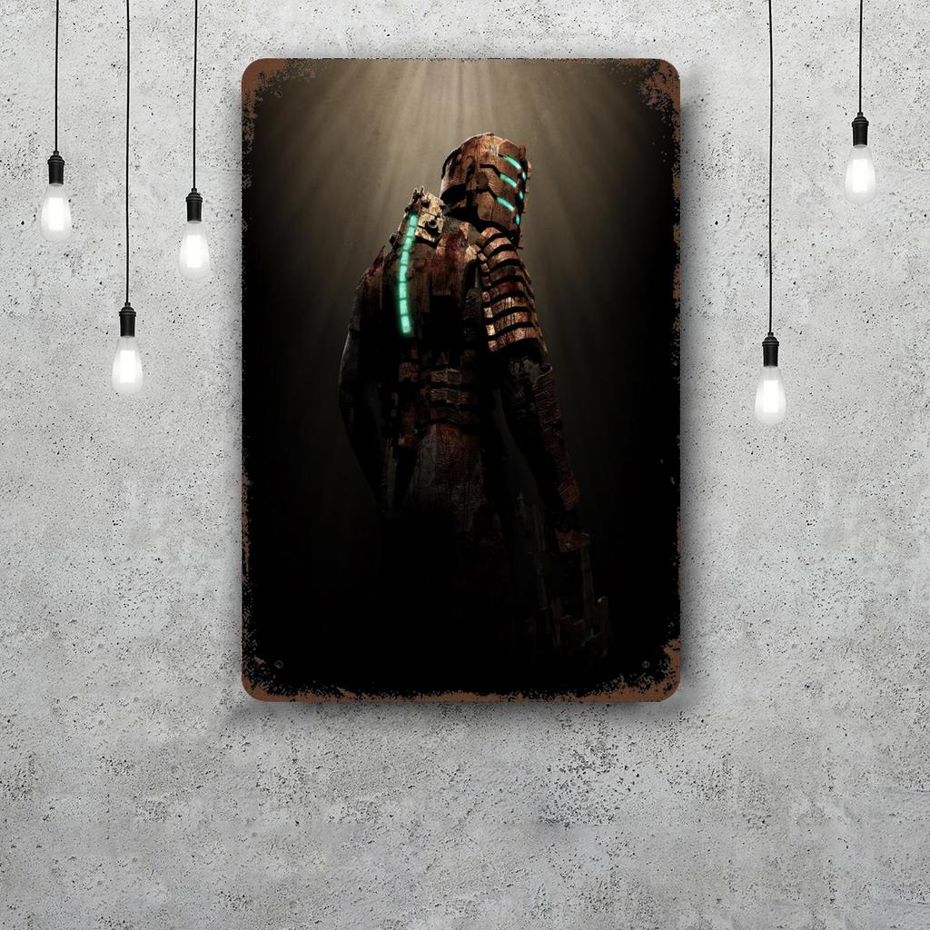 Dead Space Game Vintage Tin Sign Home Decor Wall Decor Art Wall Mural Room Decoration Decor Retro Metal Sign Plate Bar Posters