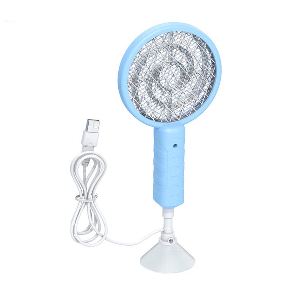 Electric Mosquito Swatter Multi-Functional Ultraviolet Automatic Mosquito Lamp Home Outdoor Camping Mosquito Repellent синий