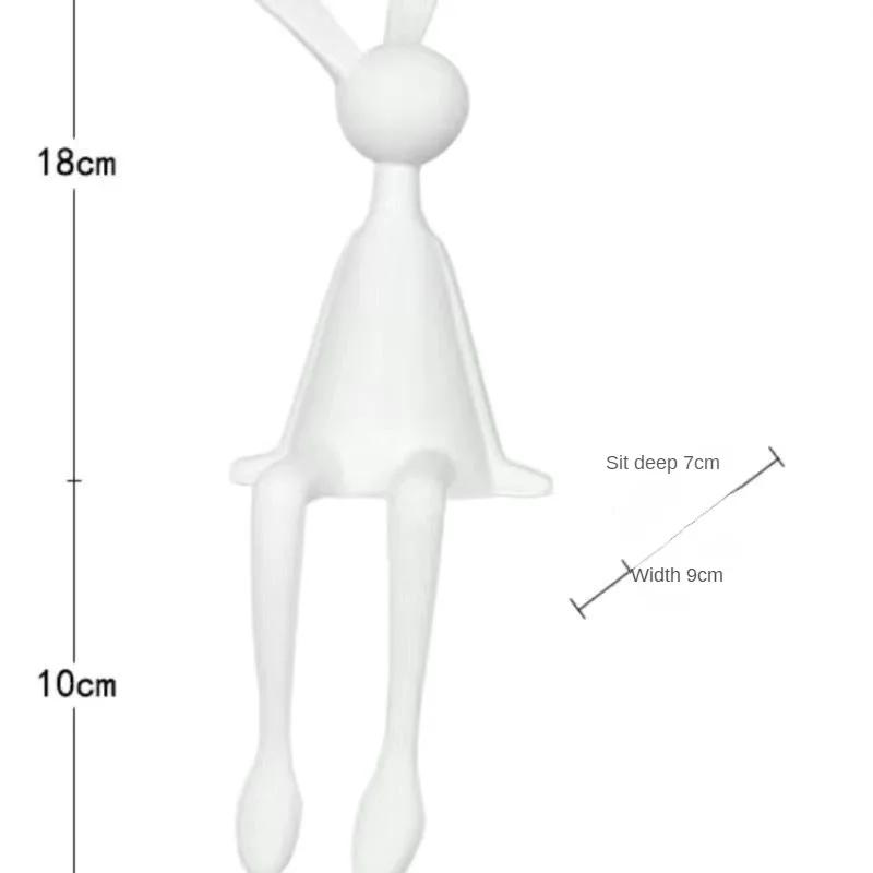 Hot! Sitting rabbit ornament living room study high-end desktop decoration TV cabinet wine cabinet background wall decoration