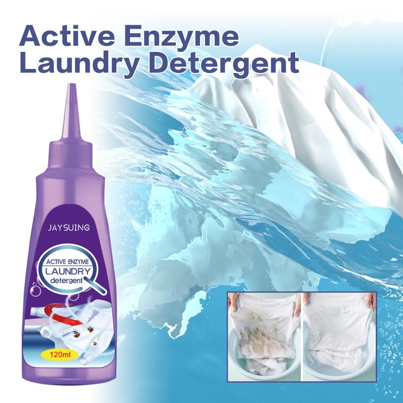 Active Enzyme Laundry Detergent, Multi-purpose Cleaner for Removing Stains and Blood from Clothes.