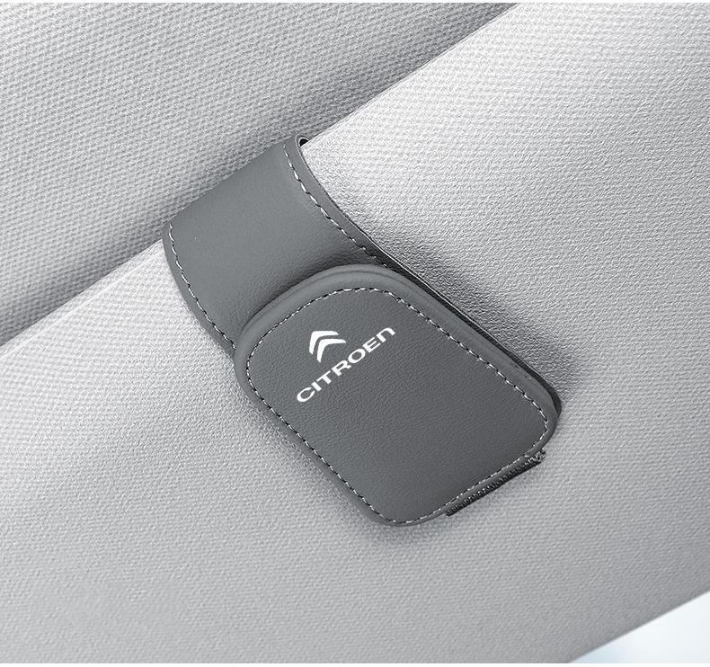 Car Interior Sun Visor Eyeglasses Holder Sunglasses Clip For Citroen C4 C6 C3 C2 C1 2CV VTS DS3 DS4 DS5 RD3 Cross Berlingo Xsara