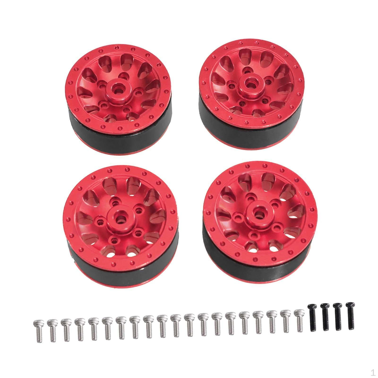 

4 Pack of RC Car Wheels for 1/12 And 1/16 Scale Vehicles Suitable C14 C54 99sv2 MN78 99S