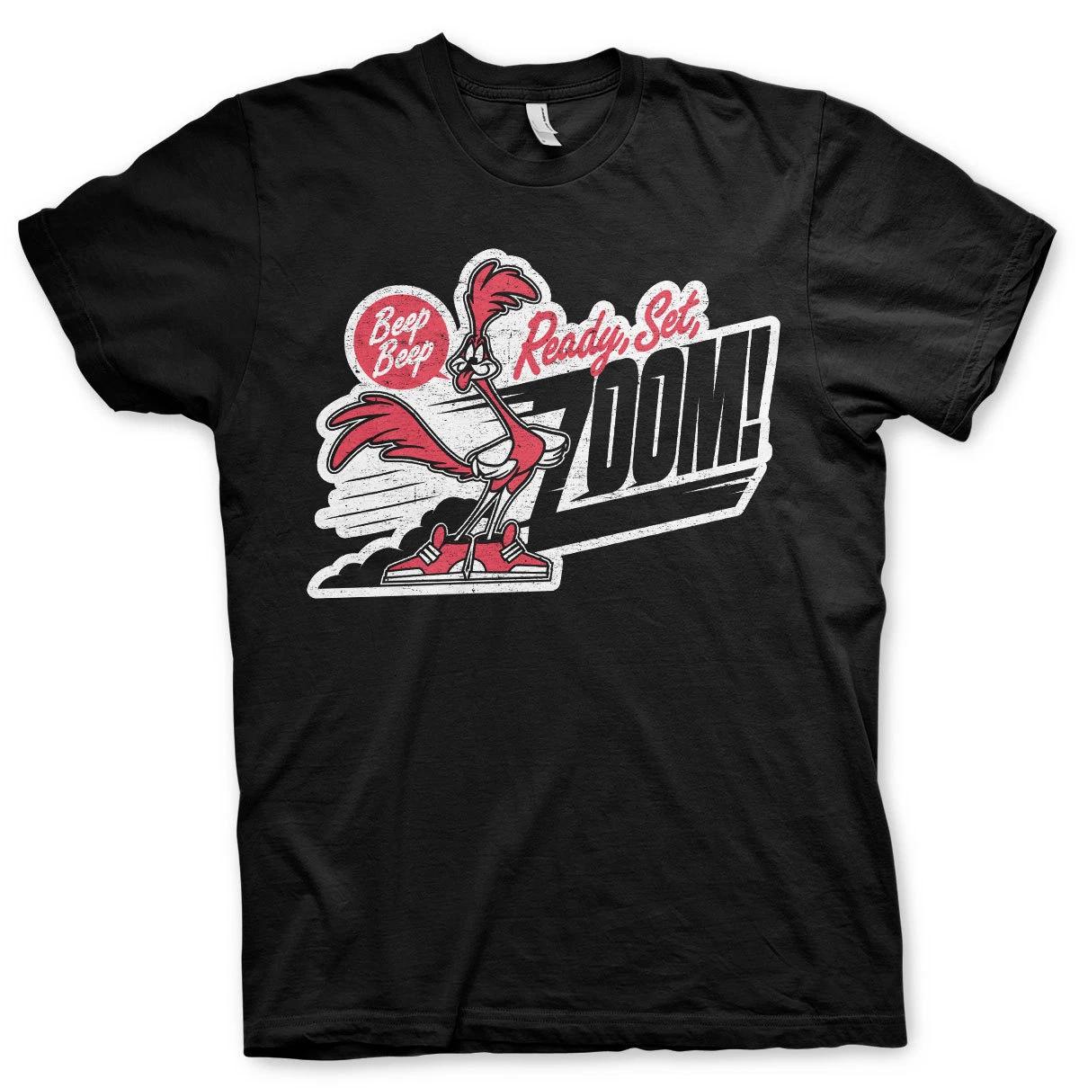 Official License Looney Tunes - Road Runner Beep Mens T-SHIRT S-XXL Sizes- XL