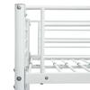 vidaXL Etagenbett Weiß Metall 90×200 cm