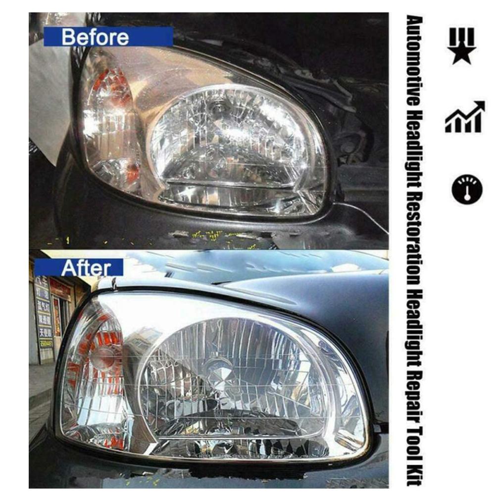 2PCS 800ML Headlight Recovery Liquid Polishing Car Headlights Cleaner Headlight Polish Liquid Polymer Cleaning Headlights