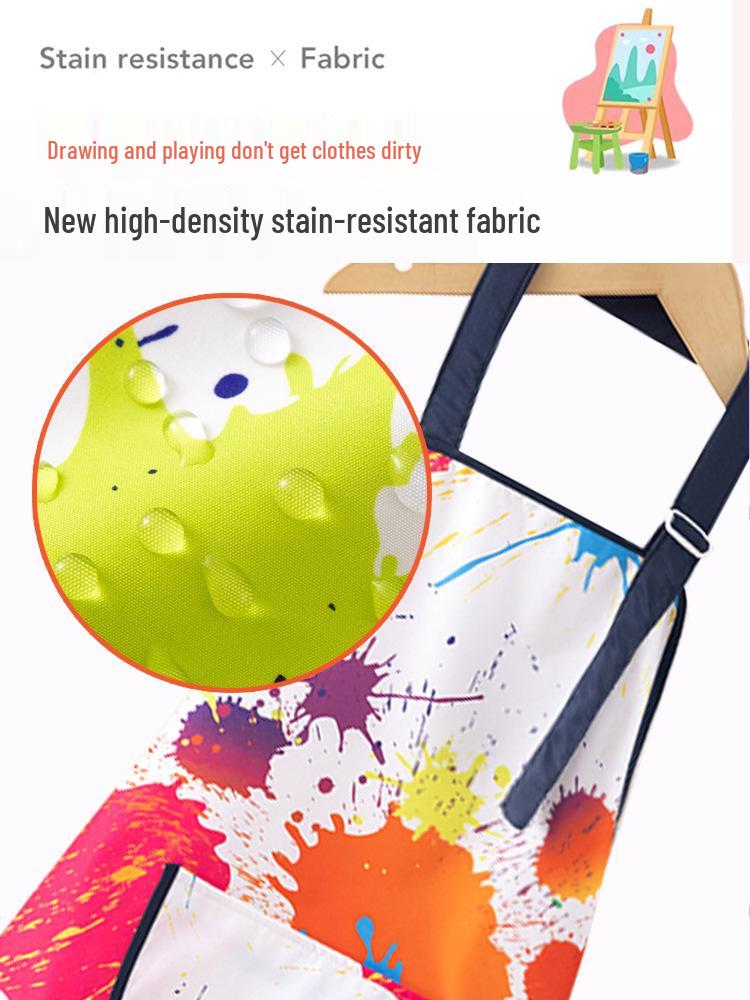 Child's Waterproof Painting Smock and Backwards Apron