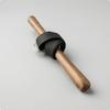 Cross Shaped Saddle Hanger Braided Strap Wooden Rounded Ends