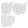 Fashionable Space Saving Undergarment Storage Box with Clear Designs and Customizable Compartments Daily Use Items