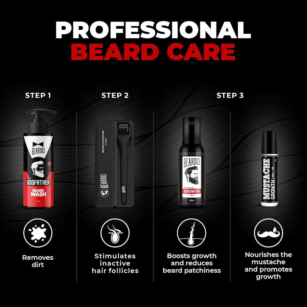 Beardo Beard And Hair Growth Oil 50 Ml For Thicker Fuller Beard Smooth Frizz Free Care For Patchy Uneven Beard