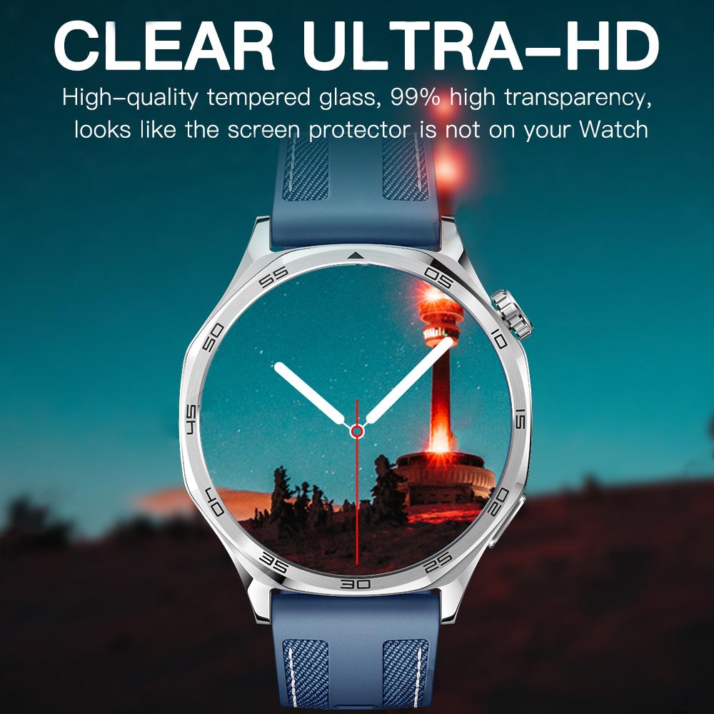 Tempered Glass for Huawei Watch GT 5 41mm 46mm Watch HD Screen Protector for Watch GT 5 Pro 42/46mm Anti-Scratch Prottiecve Film