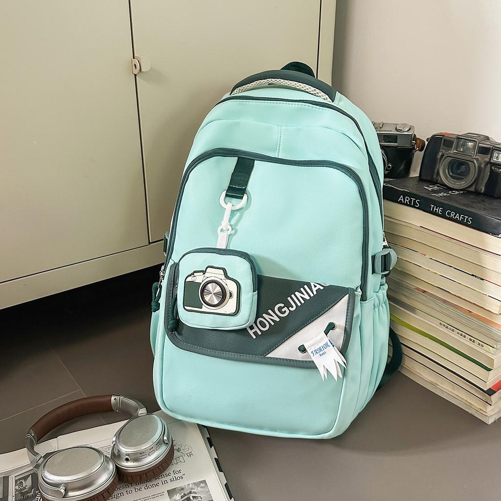Japanese School Bag Ins Niche Students New Large-capacity Backpack, Junior High School Students Reduce the Burden of Campus Backpack