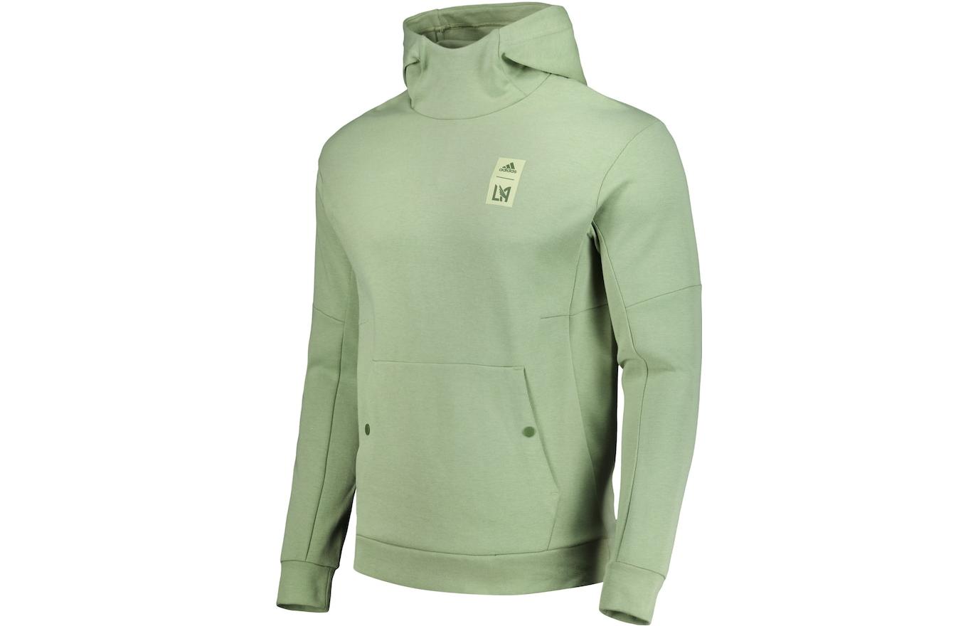 Adidas Sweatshirts Men s Green Hooded Moderate HU0072 M