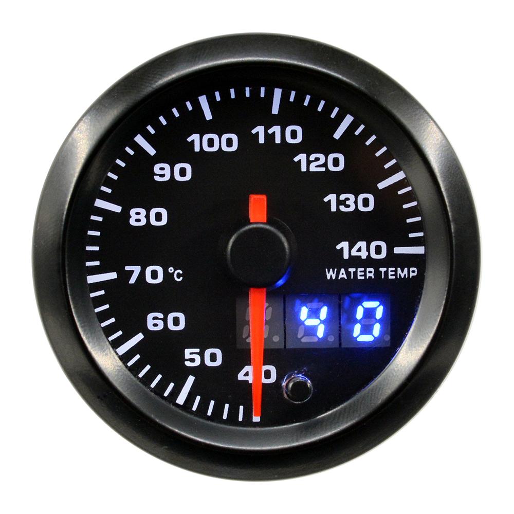 Dragon 52mm Auto 7 Farben LED Doppelanzeige Ladedruck Wassertemperatur Öltemperatur Druckanzeige Volt Luft-Kraftstoff-Verhältnis EGT Gas Drehzahlmesser RPM Anzeige
