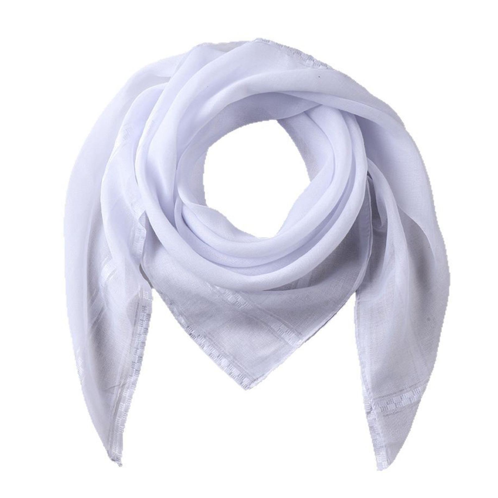 

Мягкий полиэстеровый исламский головной платок хиджаб для взрослых, идеально подходящий для религиозных мероприятий и общественных собраний белый