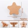 6pack/lot Moon Drawer Knobs Wooden Handles For Children S Room Decor Wooden Animal Cabinet Knobs