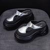 Small thick-soled bag head slippers women's 2025 new one-pedal lazy outer wear casual fashion versatile cool slippers