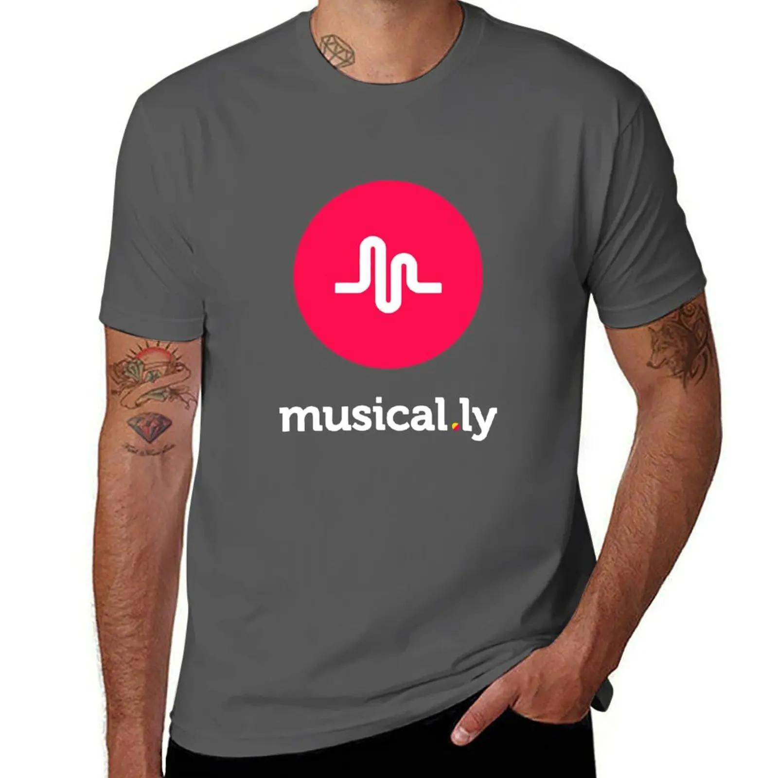 

Musically Logo Musically Apps Games Case Stuff TShirt graphic shirts summer tops designer t shirt men 2025 new model 4XL