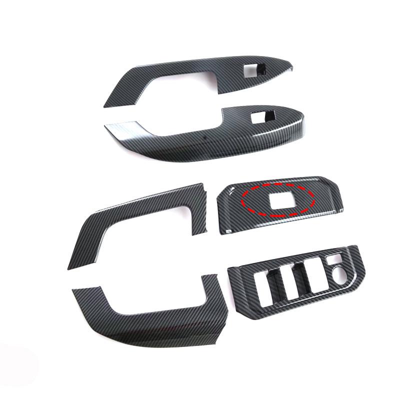 For Toyota Land Cruiser 300 LC300   2024 inner door armrest window lift switch panle cover glass control cover sticker