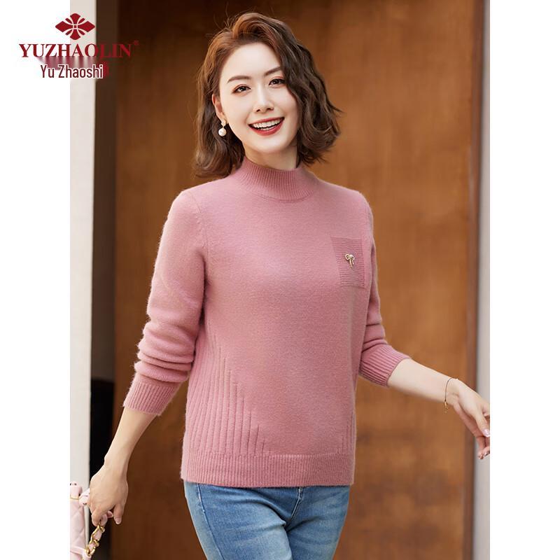 Women's Mid-Aged Thick Knit Sweater