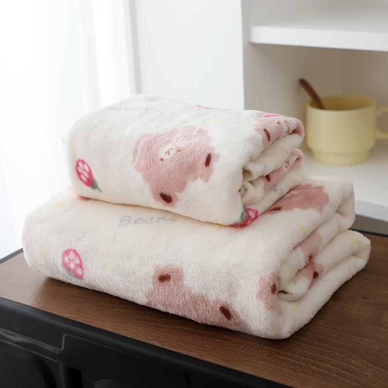 Pets autumn and winter anti-cold and warm sleeping blankets puppies coral fleece quilts dog supplies