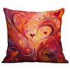 New Valentine's Day Pillow Case Creative Colorful Abstract Love Cushion Home Sofa Pillow Case