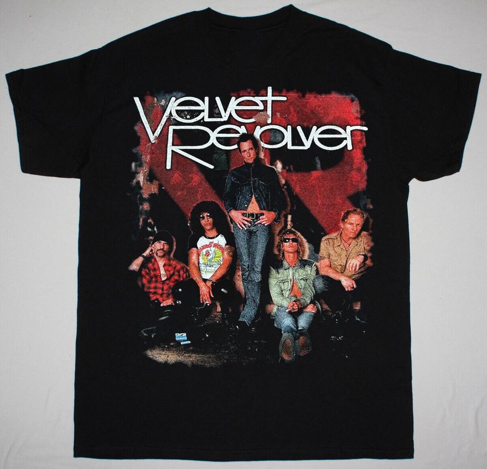 2005 VELVET REVOLVER WORLD TOUR Gift Fans Black All Size Shirt Unisex T-Shirt XXXXL