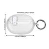 Protective Clear Shell for Studio Buds/+ Earbud Case with Easy Cleaning and Durability Materials Earbud Holder