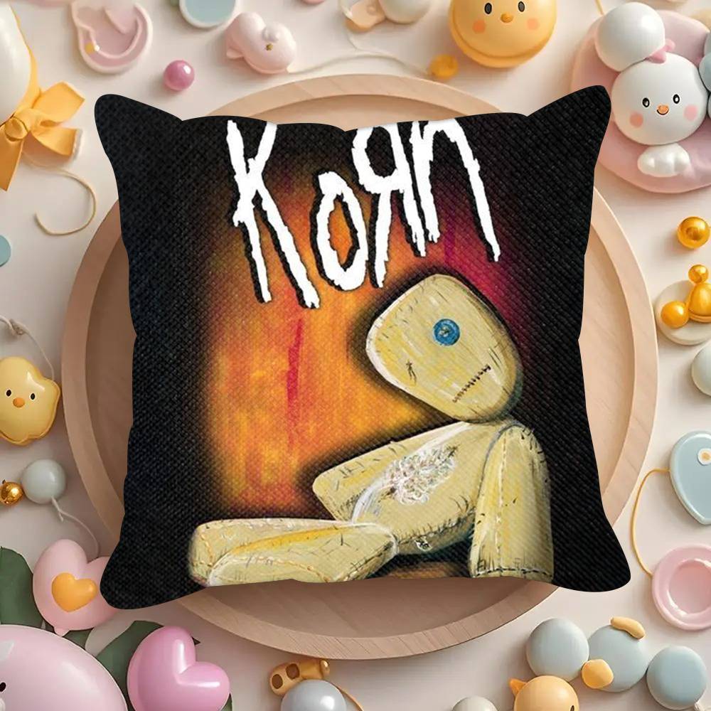 Rock Band K-Korn Cushion  Pillowcases cushion covers living room sofas home decor gifts