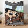 Herr. Bean's Abenteuer Kuscheldecke Warme Dekoration Perfekt für Bett Picknicks Ganzjahresnutzung Modern Bestes Weihnachtsgeschenk für Freunde, Familie Y17