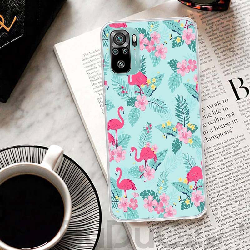 

Pink Red Flamingo Cover For Xiaomi Redmi Note 13 12S 12 11 11S 10S 10 Pro Plus Phone Case 11E 11T 9 9S 8T 8 + Print Coque Redmi Redmi Note 13 5G