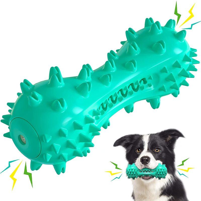 Dog Voice Toys Pet Teeth Cleaning Chew for Aggressive Dogs Rubber Molar Stick