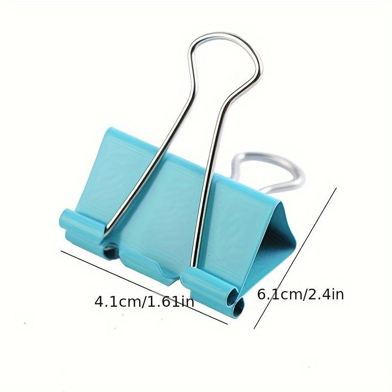 Colorful Long Tail Clips - 1 Box, Assorted Sizes for Office Organization, Paper & File Holding, Test Papers, and Drawing Boards