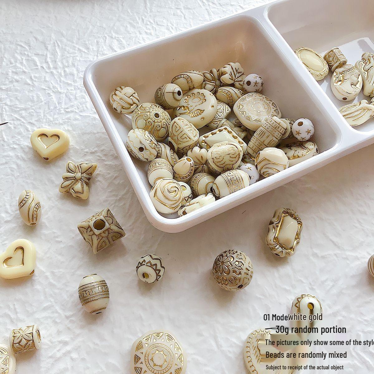 

Ретро Японский Акриловый Набор для Бисероплетения с Золотой Росписью Сделай Сам для Начинающих